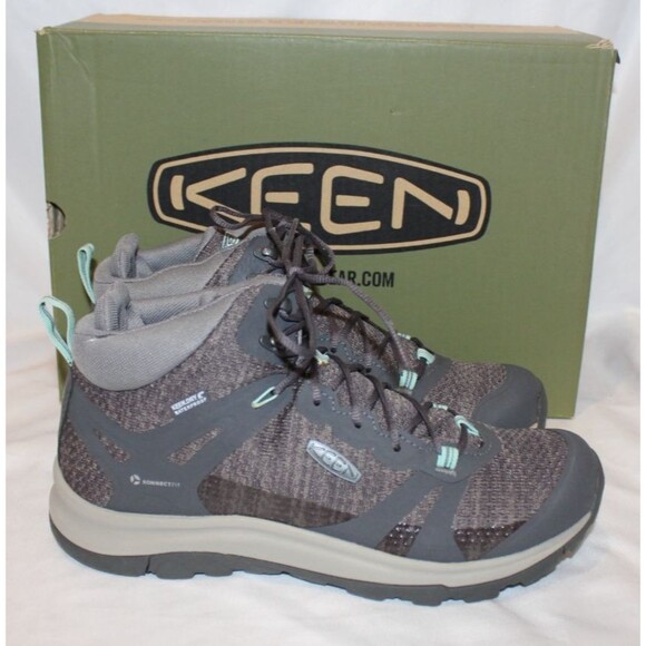 Keen Women's Terradora Mid WP Hiking Boots Magnet Ocean Wave SZ 9.5 NIB $190 - Picture 1 of 6